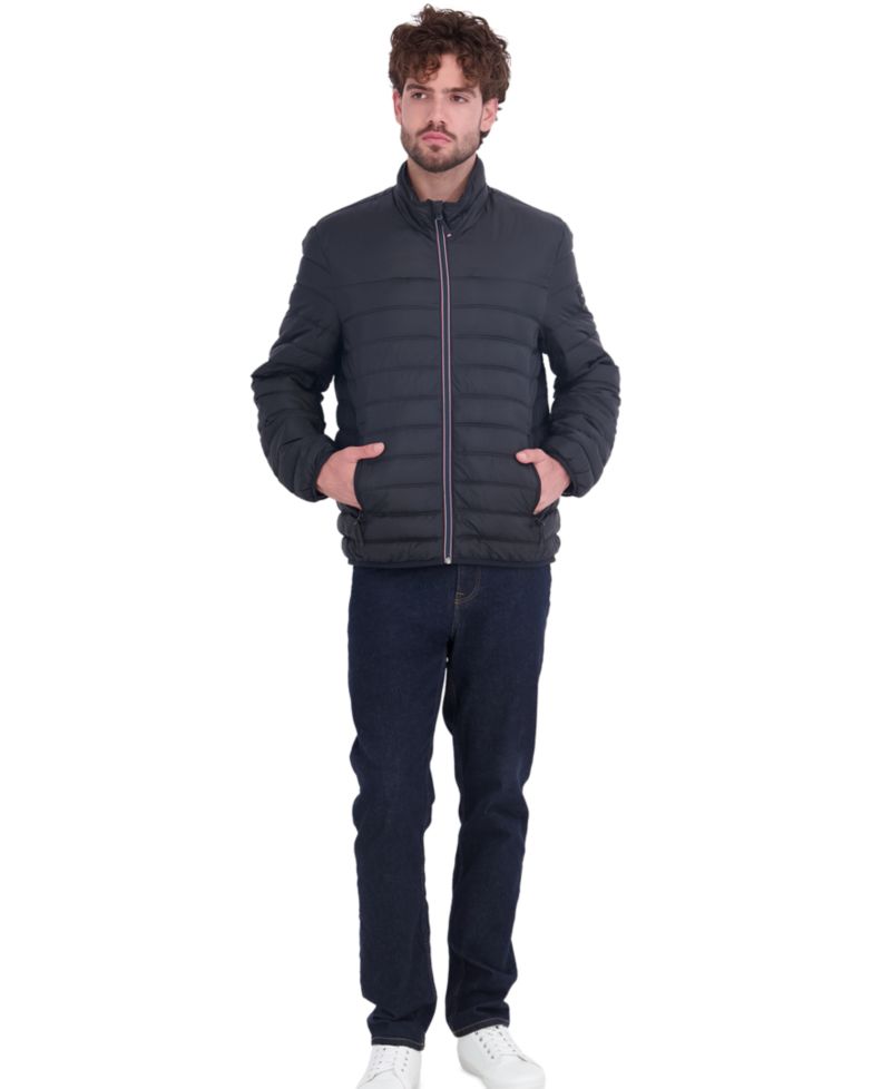 Men's Unhooded Packable Jacket