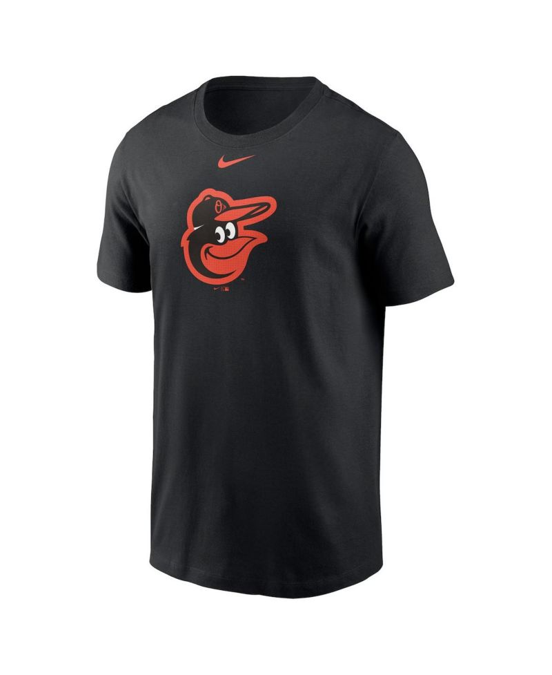 Men's Black Baltimore Orioles Fuse Logo T-Shirt