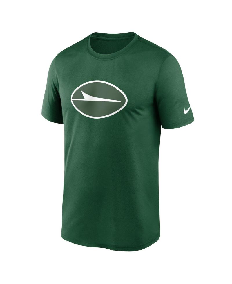 Men's Green New York Jets Legend Logo Performance T-Shirt