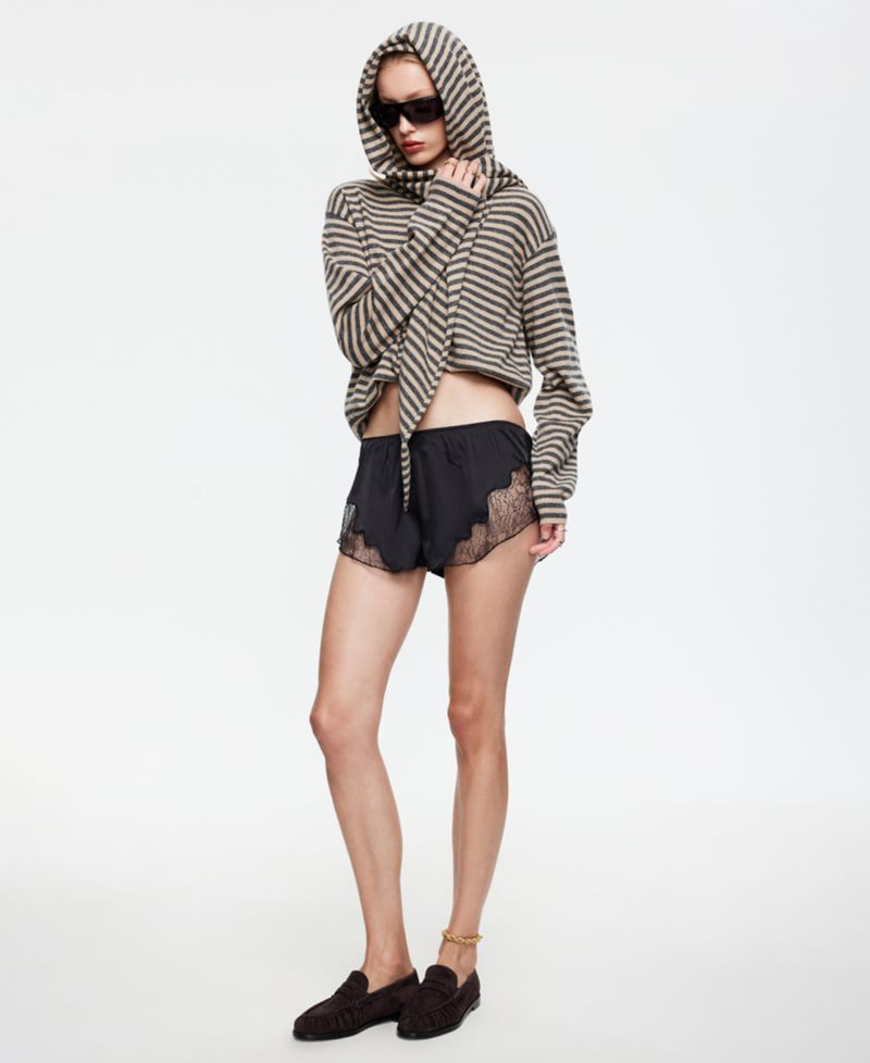 Women's Striped Long-Sleeve Top