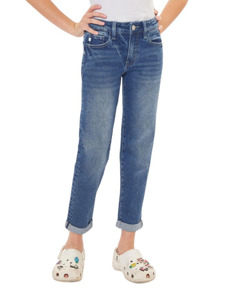 Big Girls' Halo Mini Mom Jeans