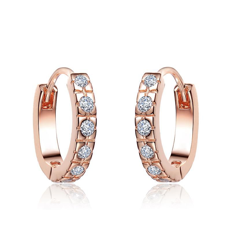 Minimalist Cubic Zirconia Extra Mini Huggie Hoop Earrings