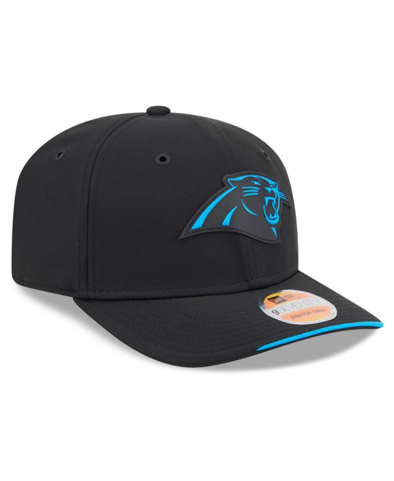 Men's Black Carolina Panthers 2026 Sideline 9SEVENTY Adjustable Hat