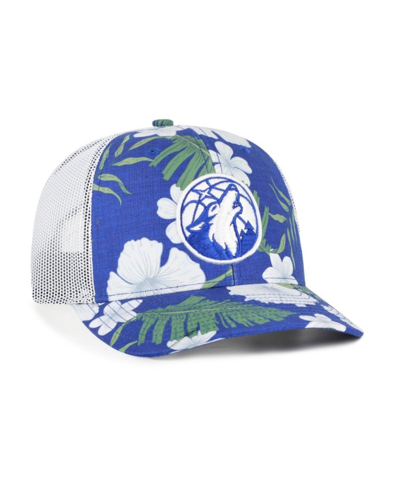 Men's Blue Minnesota Timberwolves Beach Side Trucker Adjustable Hat