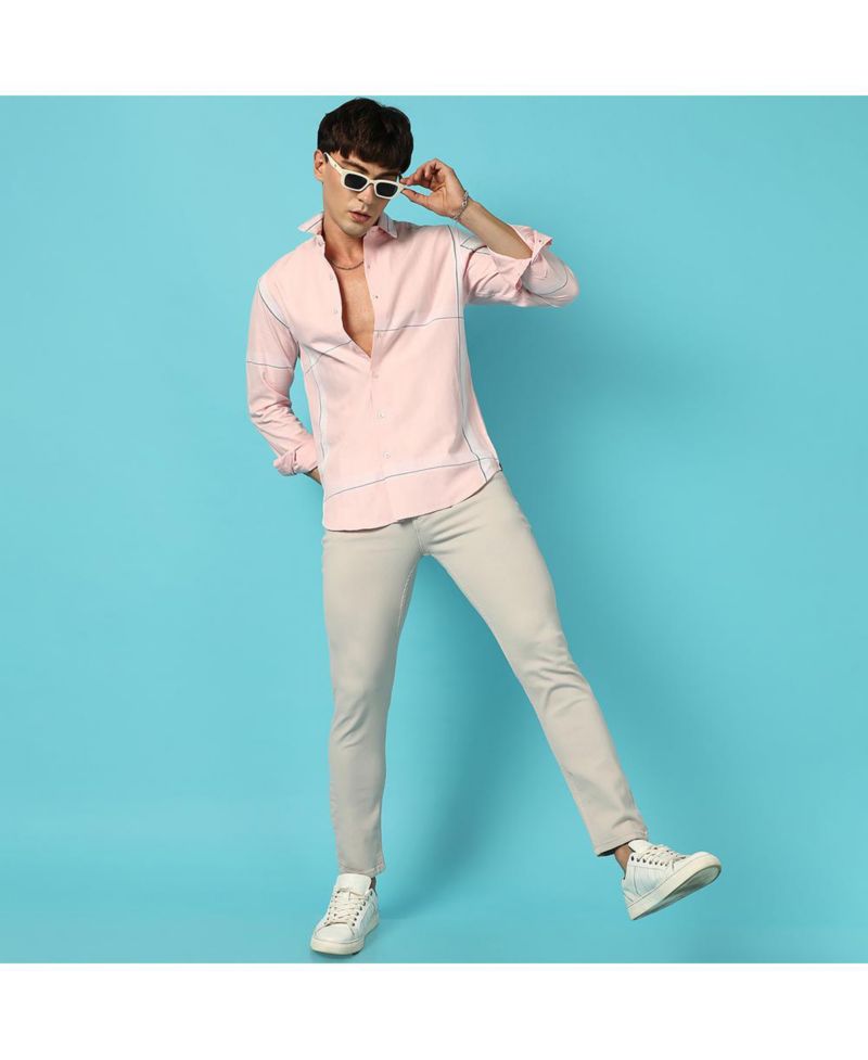 Men's Pastel Striped Shirt