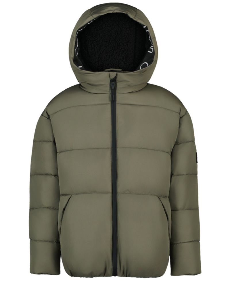 Boys' 4-7 Relaxed-Fit Long-Sleeve Puffer Jacket