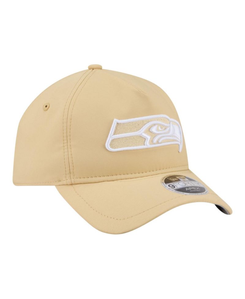 Men's Tan Seattle Seahawks Apex 9FORTY Adjustable Hat