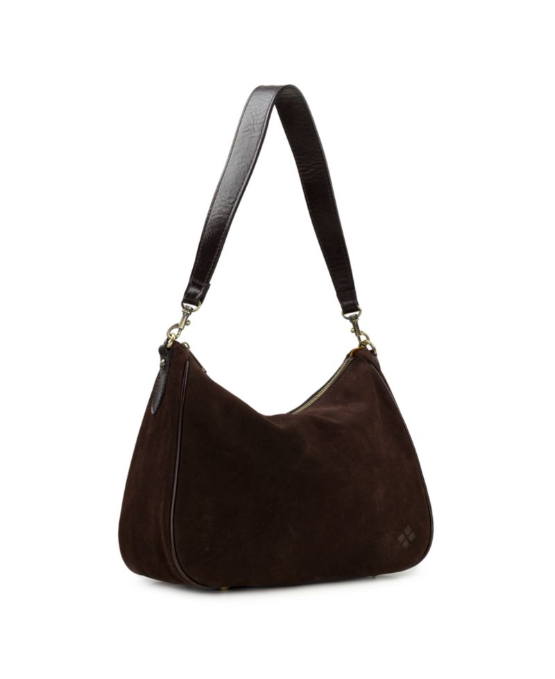 Athani Suede Large Shoulder Handbag
