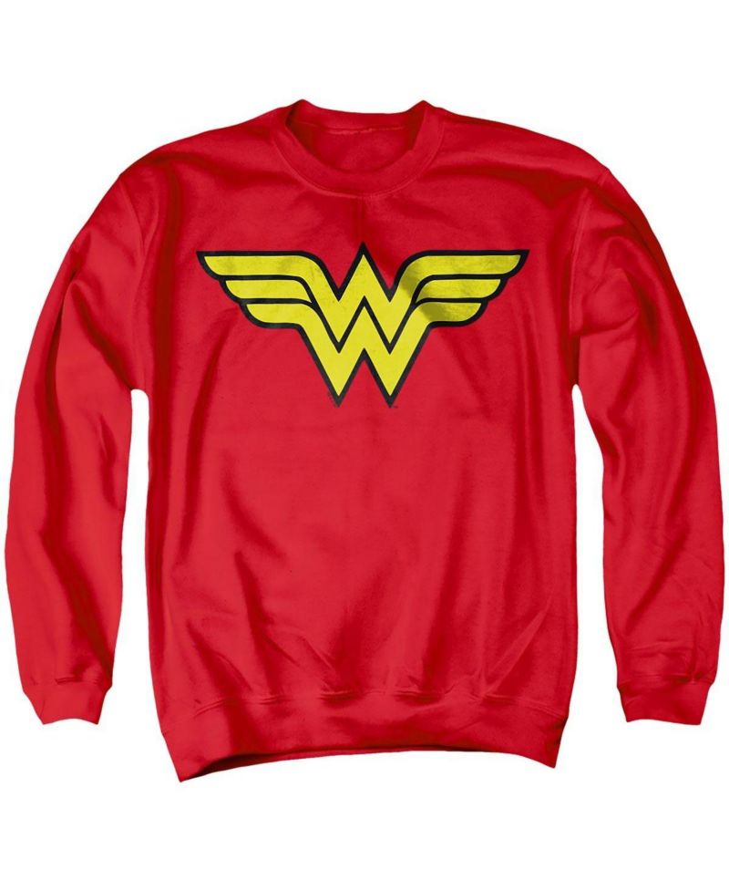 Men's Dc Wonder Woman Logo Crewneck Sweatshirt