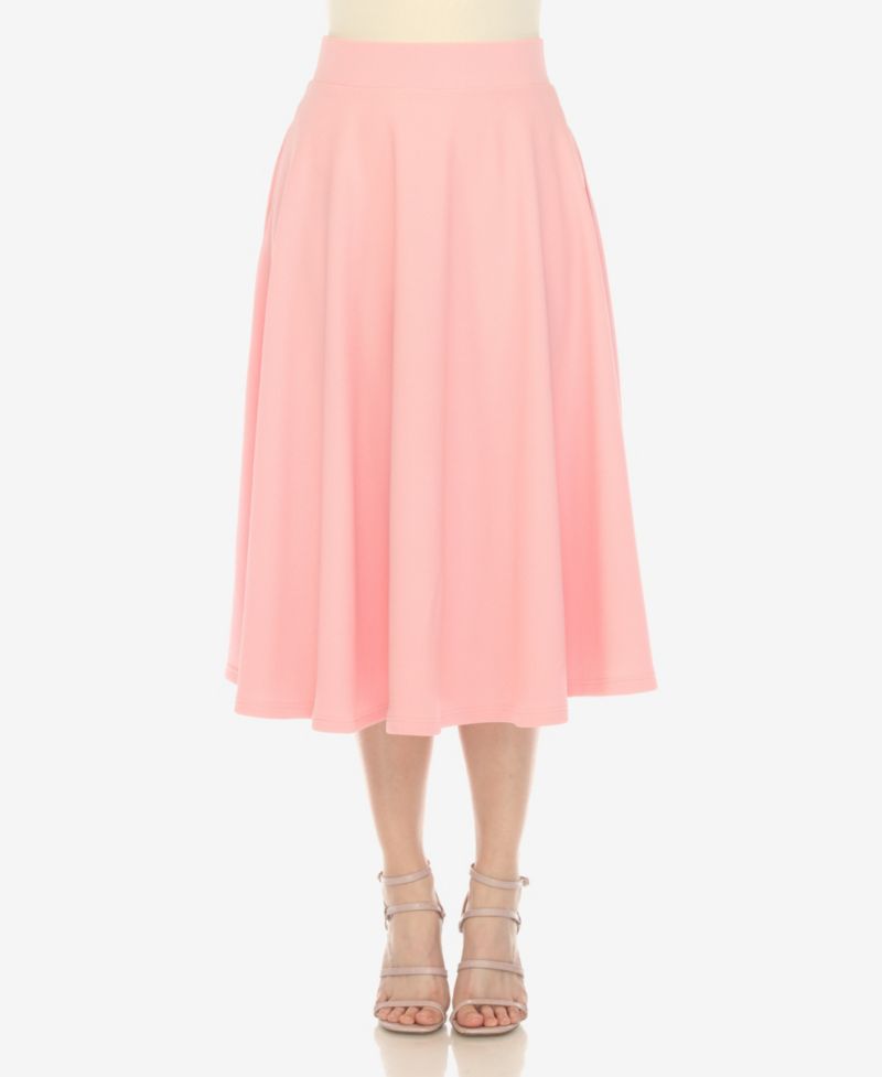 Women's Flared Skirt with Pockets