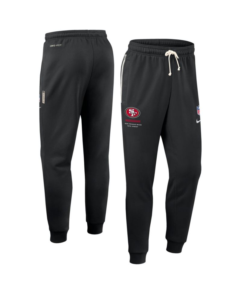 Men's Black San Francisco 49ers Sideline Standard Issue Dri-FIT Taper Pants