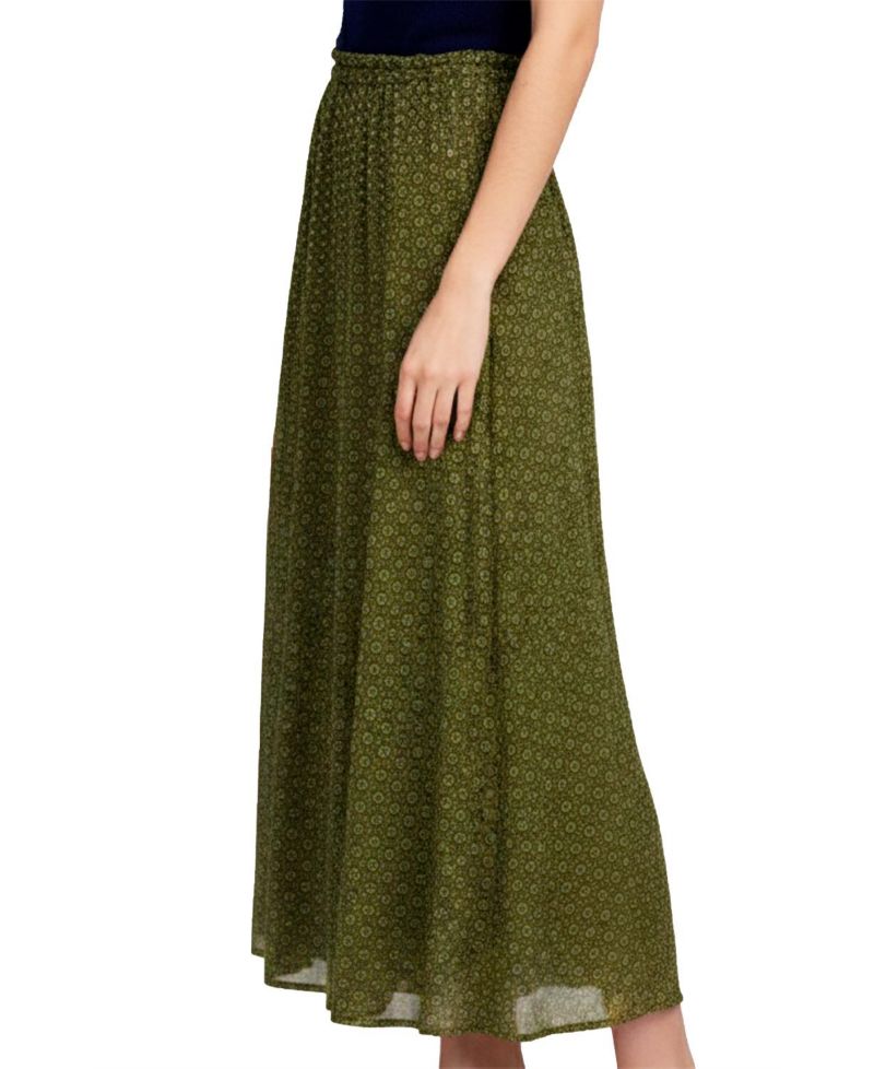 Women's Printed Chiffon Skirt