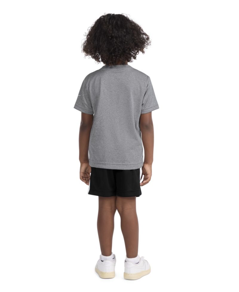 Boys' 2T-7 Dri-FIT Swoosh T-Shirt and Shorts, 2-Piece Set
