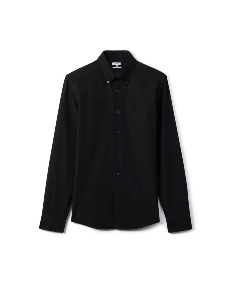 Men's Greenwich Slim-Fit Button-Down Collar Cotton Oxford Shirt