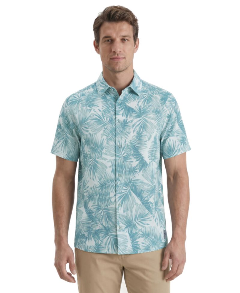 Men's Shadow Palm Print Golf Shirt