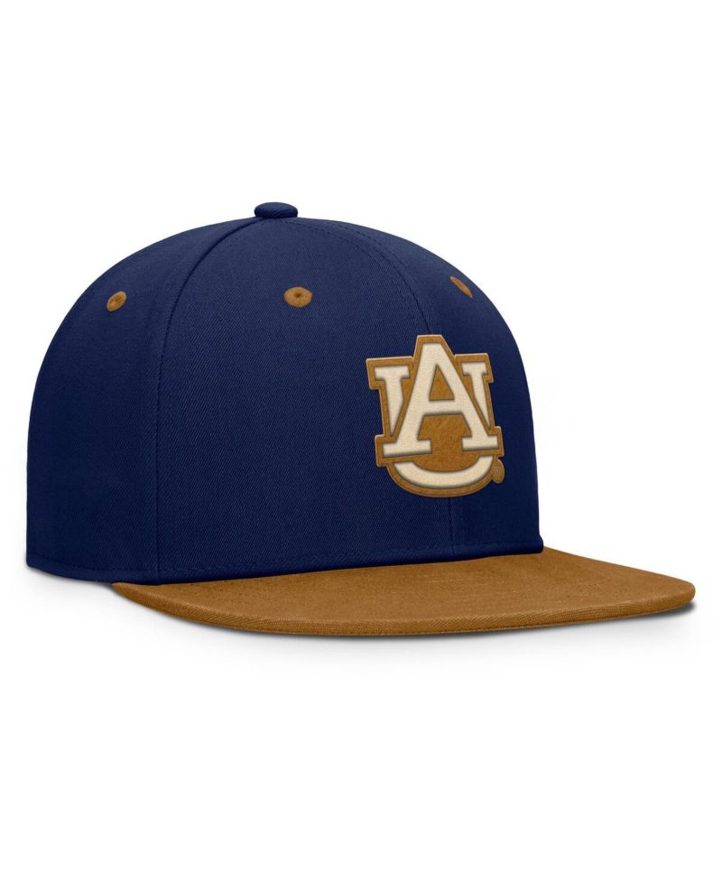 Men's Navy/Brown Auburn Tigers NoBo Fitted Hat