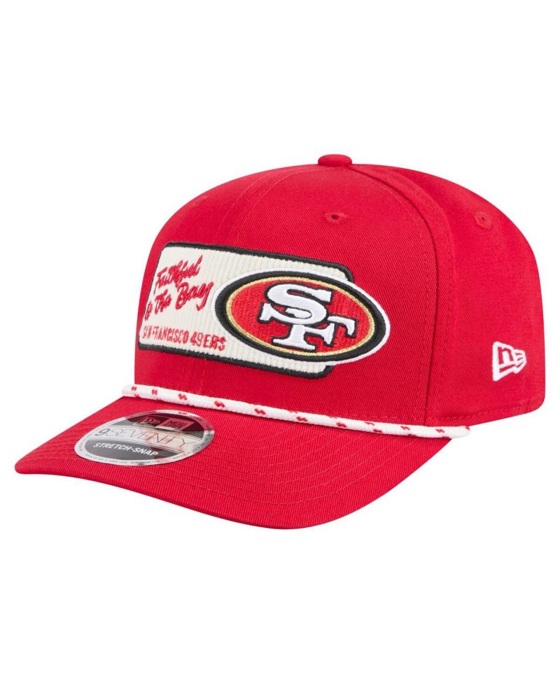 Men's Scarlet San Francisco 49ers Chant 9SEVENTY Stretch-Snap Hat