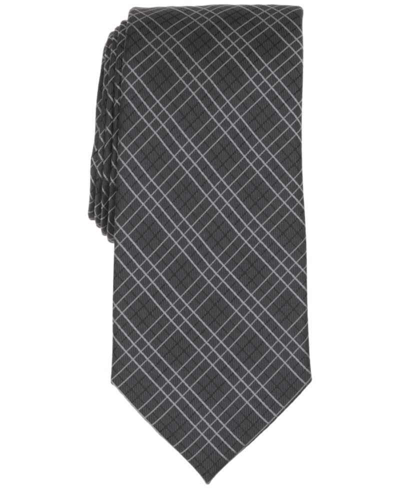 Men's Grid Pattern Tie