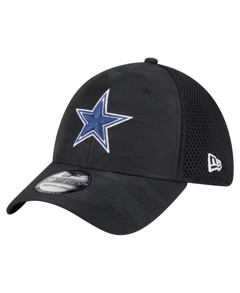 Men's Black Dallas Cowboys Active Camo 39THIRTY Flex Hat