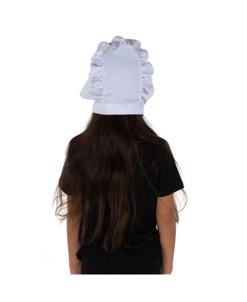 Pioneer White Bonnet Hat - Kids