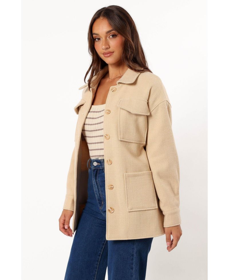 Women's Arlow Tie Front Shacket