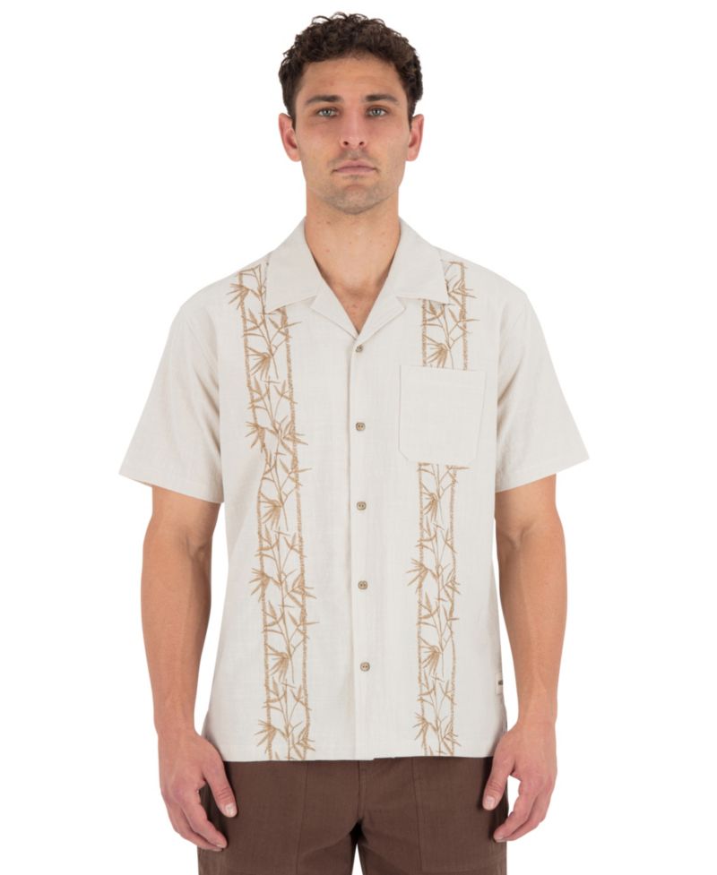 Men's Camp Collar Regular-Fit Shirt
