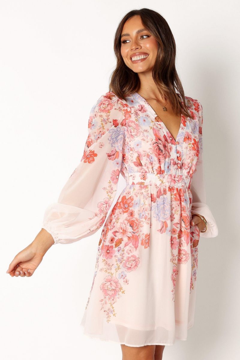 Hattie Long Sleeve Mini Women's Dress