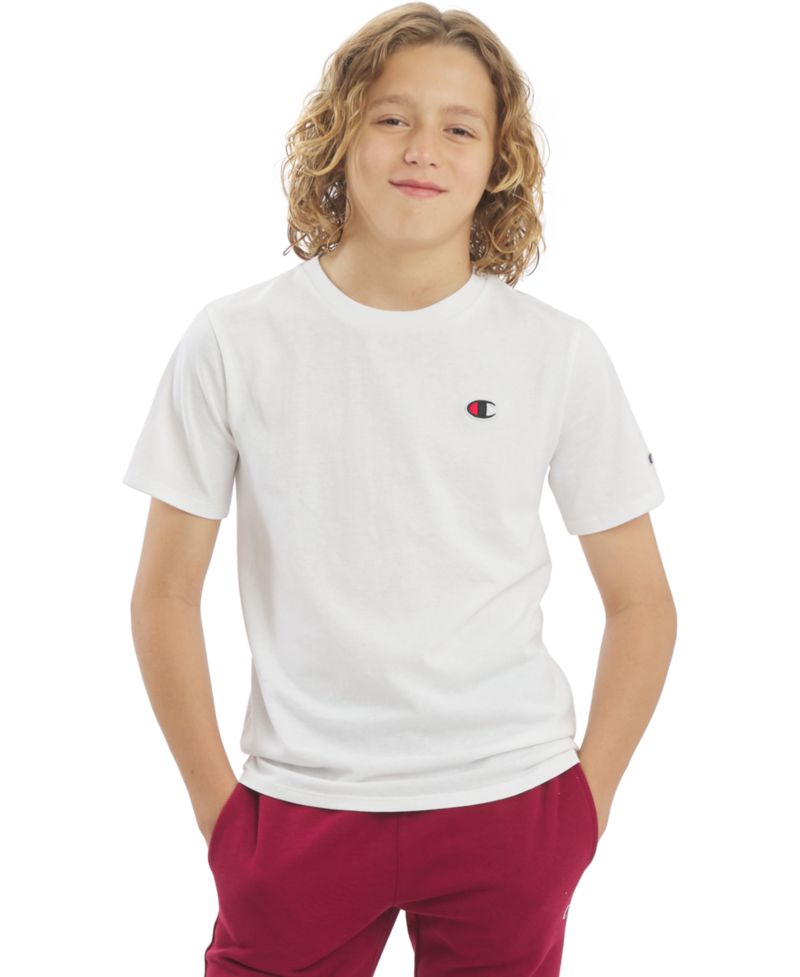 Boys' 8-20 C-Patch Logo Short-Sleeve T-Shirt