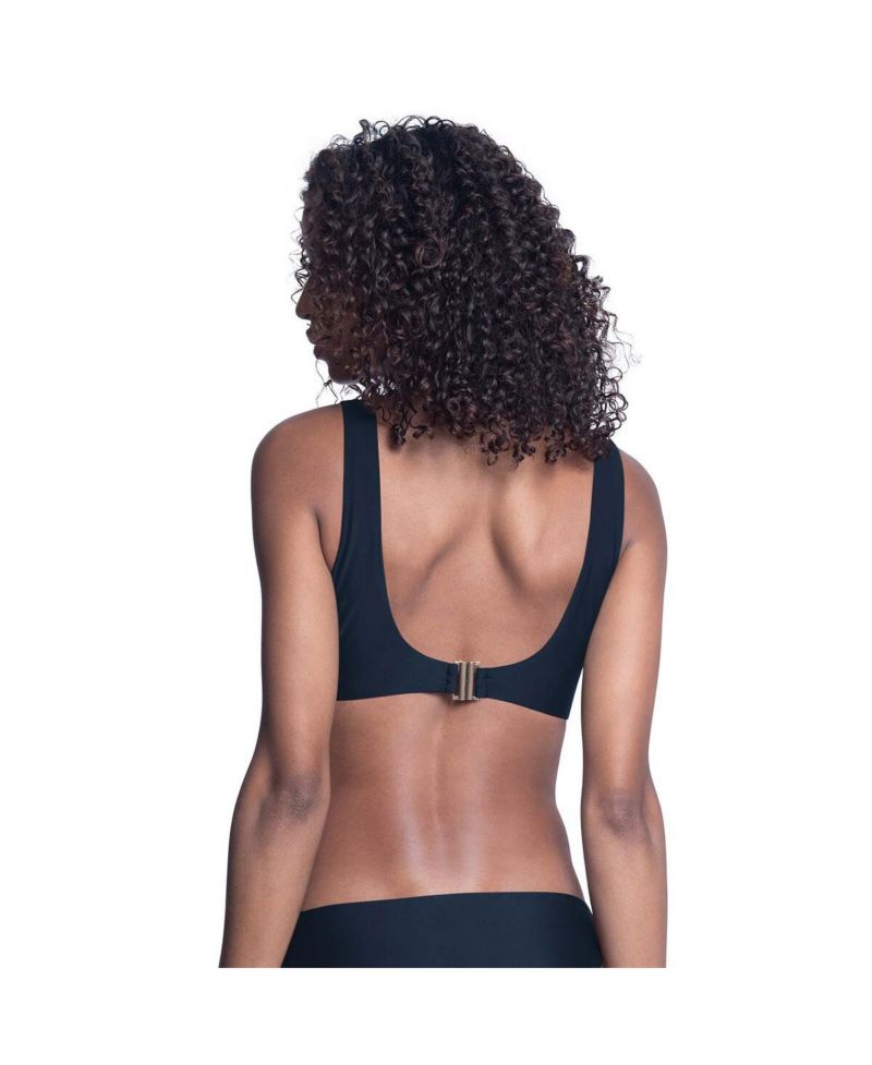 Women's Navy/White Dallas Cowboys Brief Game Bikini Top