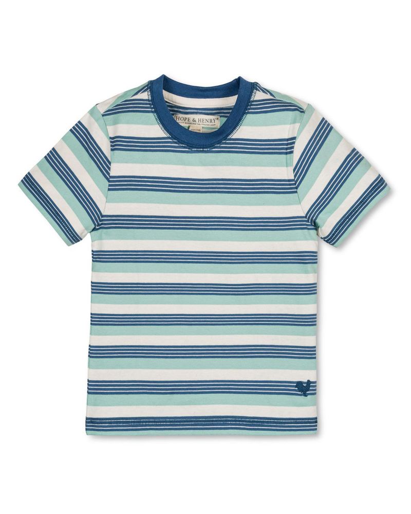 Toddler Boys Organic Short Sleeve Henley Tee