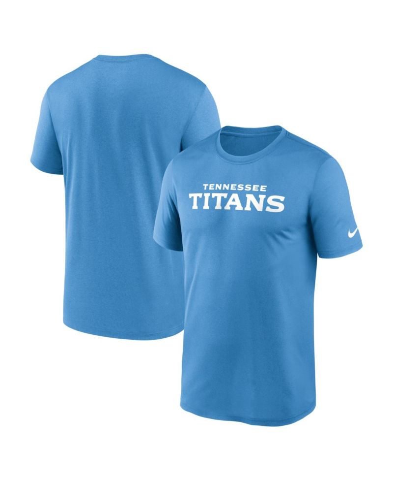 Men's Light Blue Tennessee Titans Primetime Legend Wordmark Dri-FIT T-Shirt