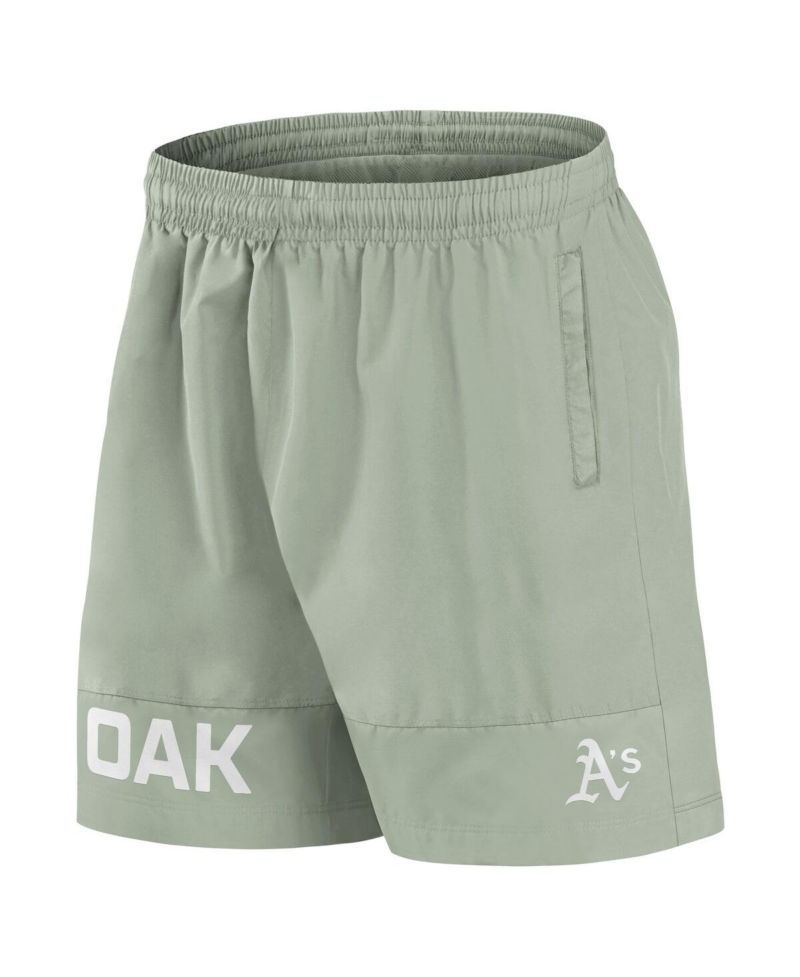 Men's Green Oakland Athletics Elements Swim Shorts