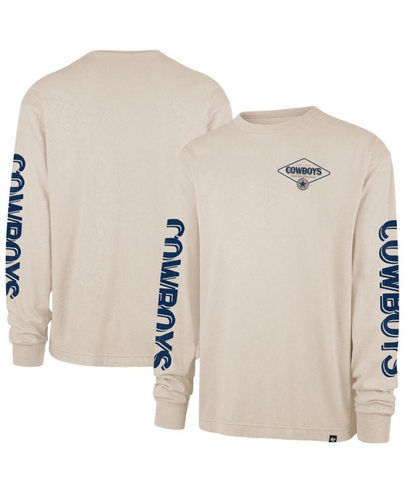 Men's Tan Dallas Cowboys Cairn Ravine Foundation Long Sleeve T-Shirt