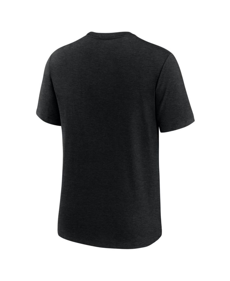 Men's Derrick Henry Heather Black Baltimore Ravens Player Graphic T-Shirt