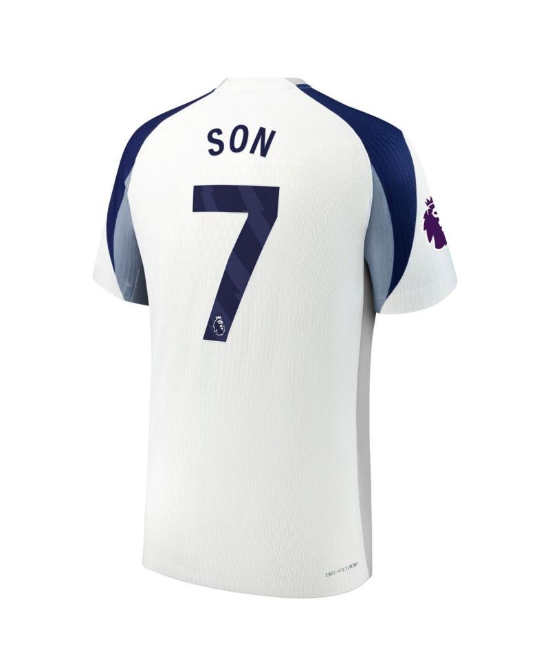 Men's Son Heung-Min White Tottenham Hotspur 2025/26 Home Authentic Jersey