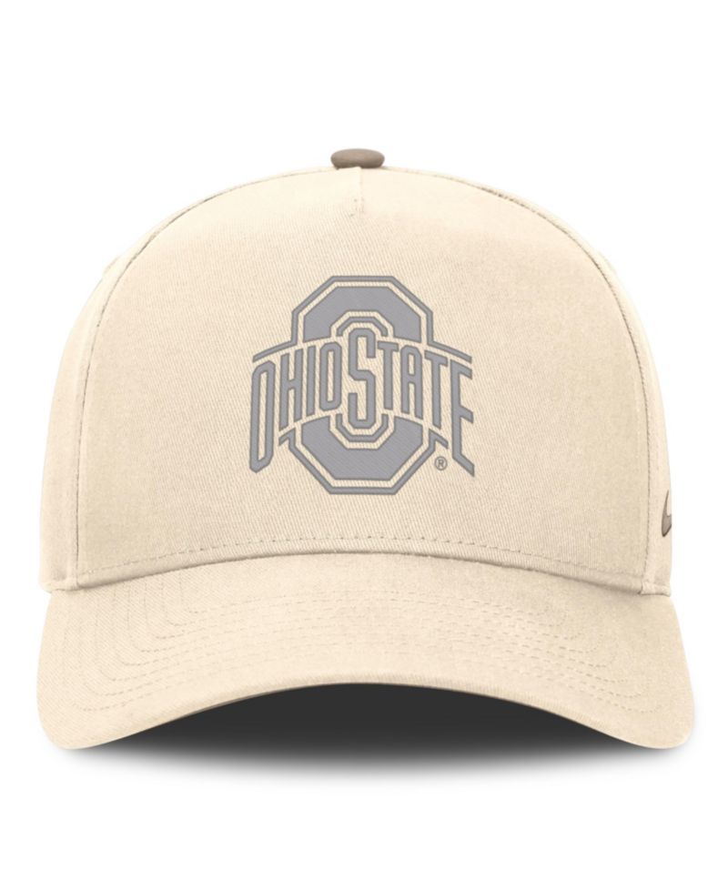 Men's Natural Ohio State Buckeyes Rise Adjustable Hat