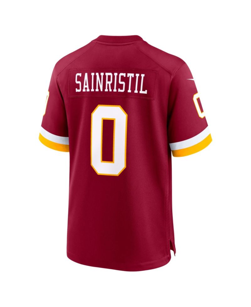 Men's Mike Sainristil Burgundy Washington Commanders Game Jersey