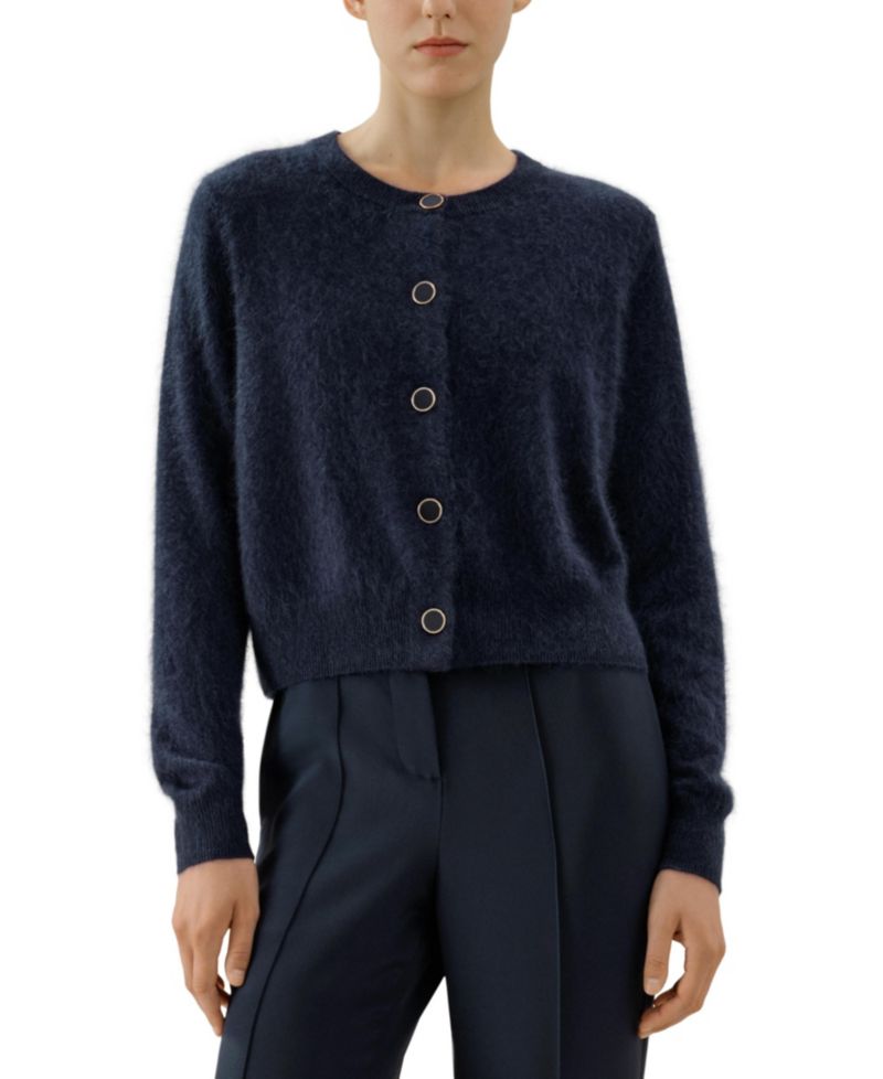 Women's Ultra-Soft Brushed Cashmere Cardigan