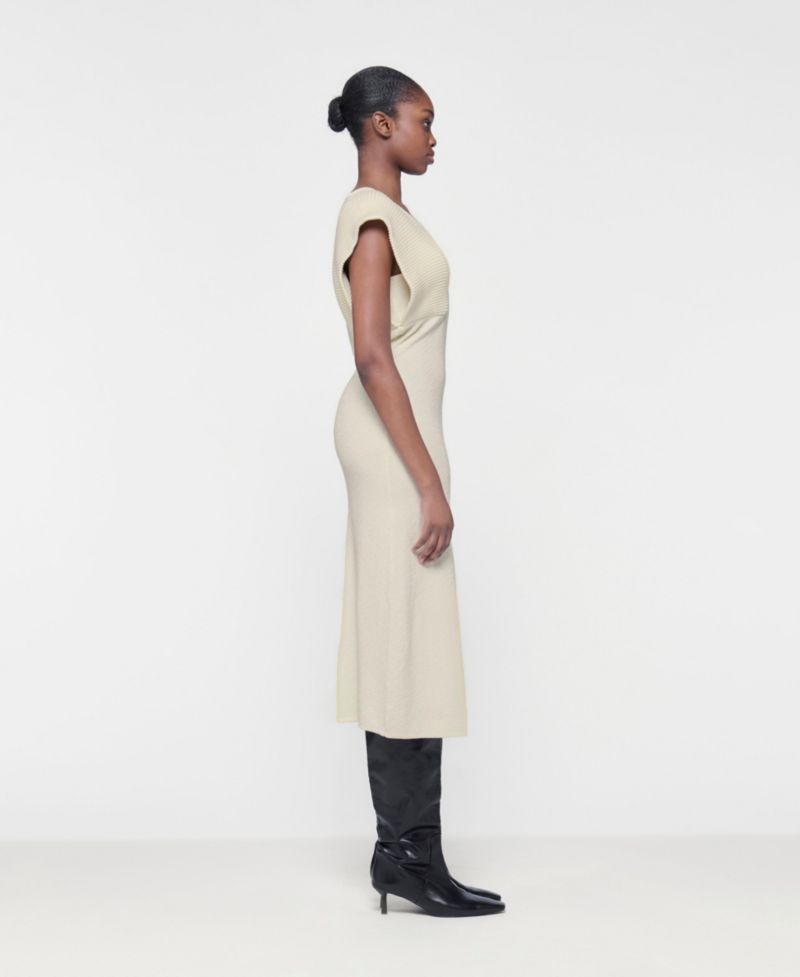 Women's Ribbed Maxi Knit Dress