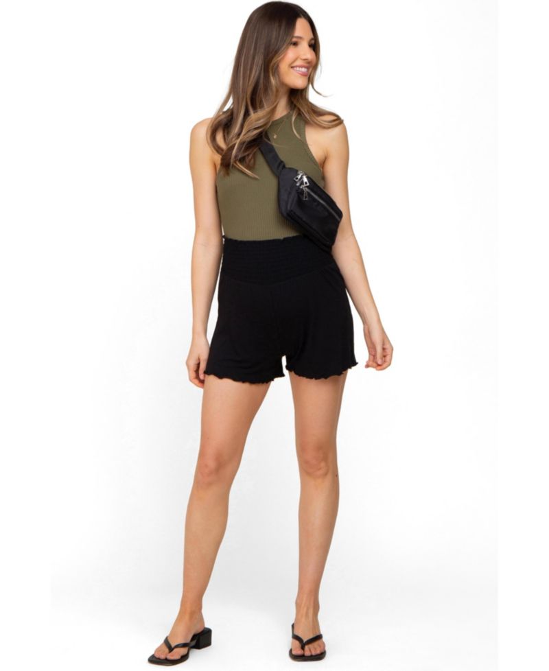 Women's Smocked Lounge Shorts