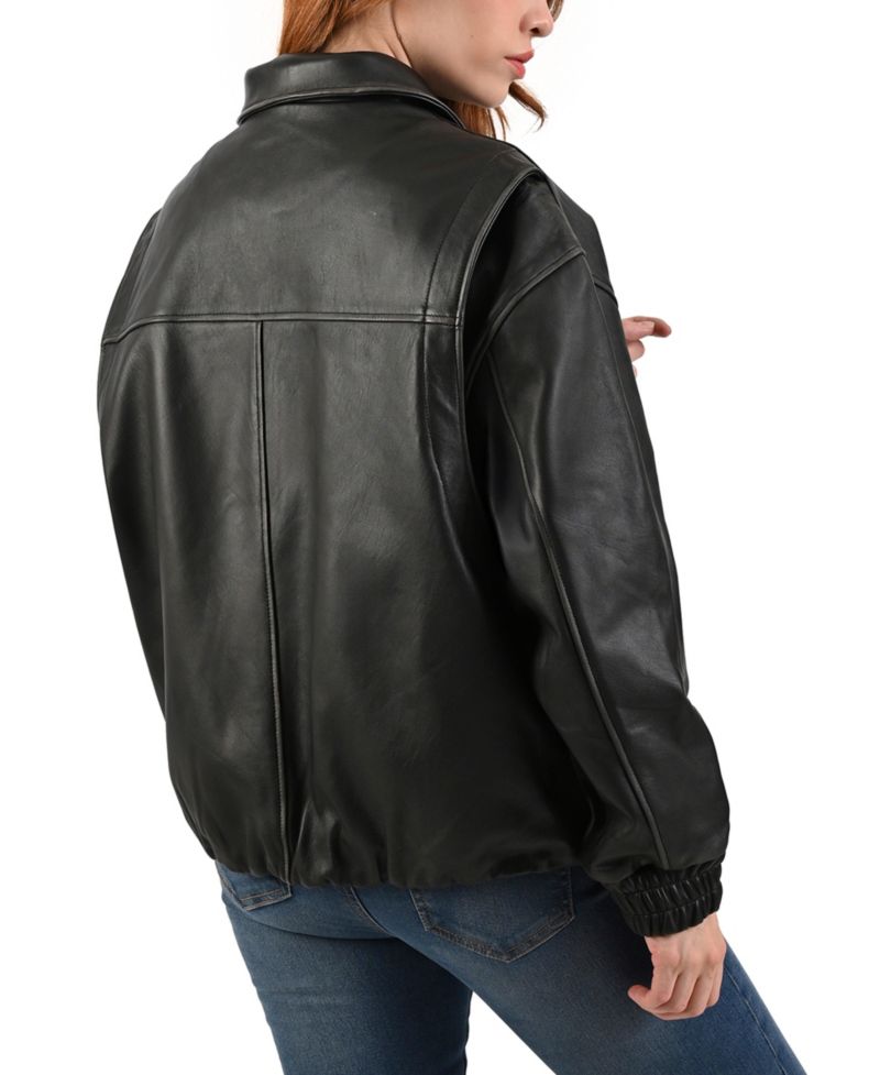 Women's Women s Lamb leather Jacket