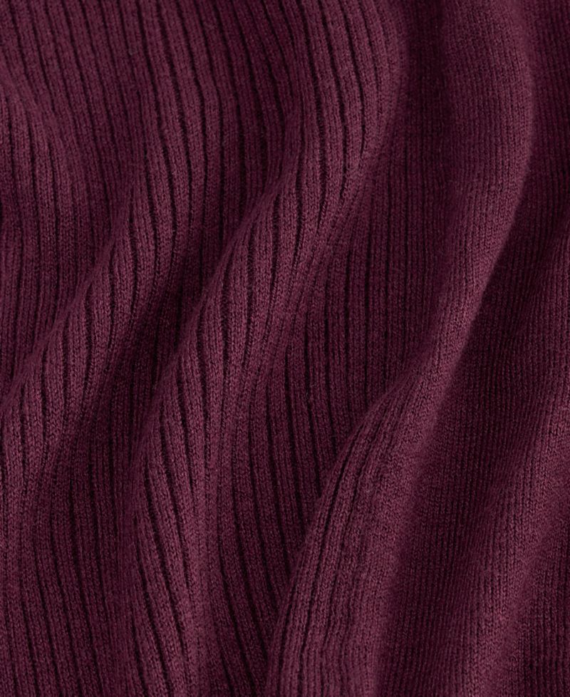 Women's Duster Open-Front Ribbed Cardigan