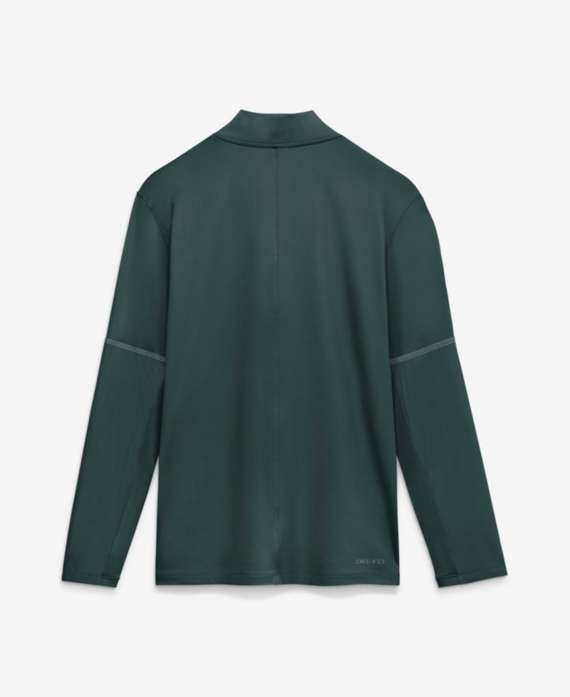 Men's Green Michigan State Spartans 2026 Sideline Midweight Half-Zip Dri-FIT Pullover