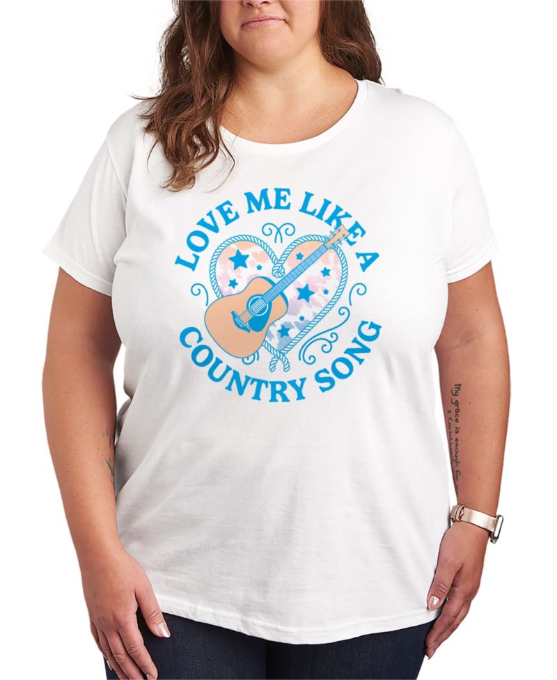 Juniors' Love Me Like a Country Graphic Tee