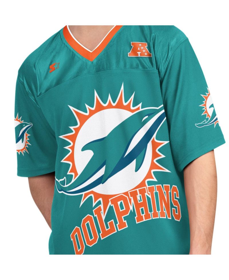 Men's Aqua/White Miami Dolphins Short Sleeve & Long Sleeve T-Shirt Combo Pack