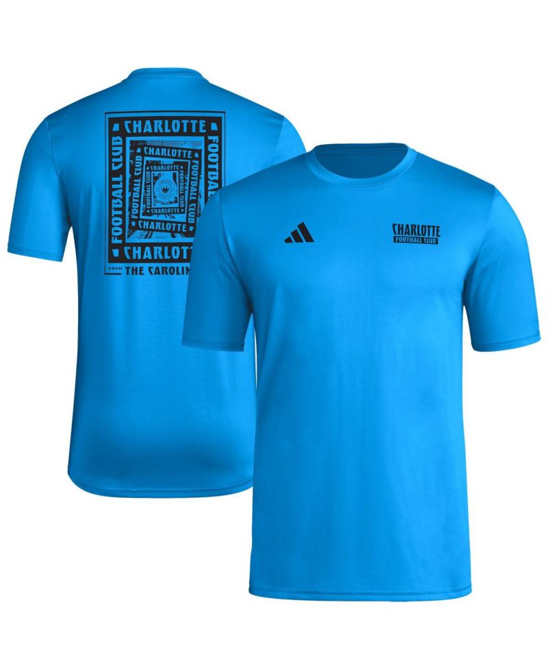 Men's Blue Charlotte FC Local Wrap T-Shirt