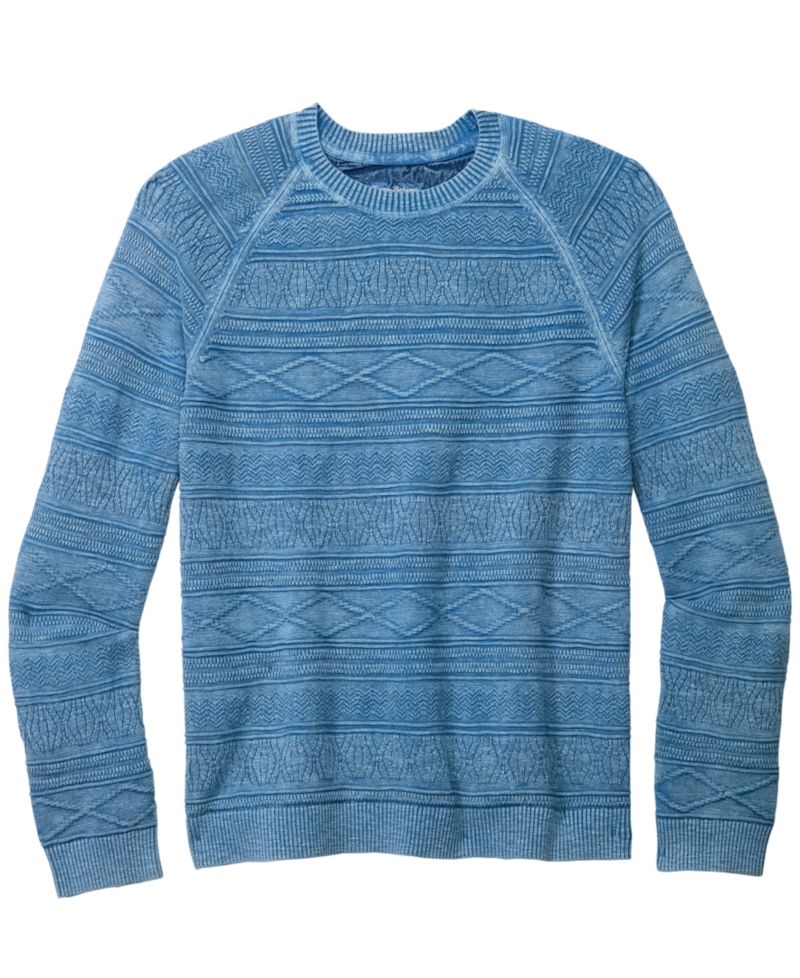Men's Sun-Soaked Long-Sleeve Crewneck Sweater