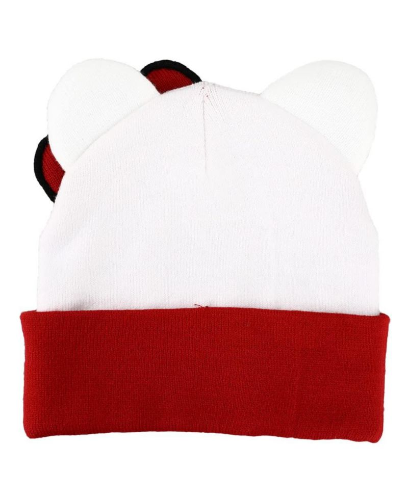 Men's Sanrio Face Bow Embroidered Beanie Hat for Adults