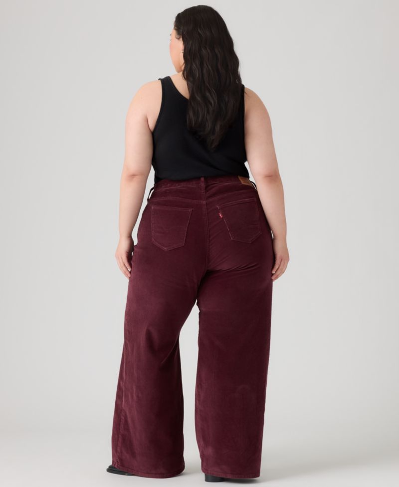 Plus Size Mid Rise 318 Shaping Wide-Leg Jeans