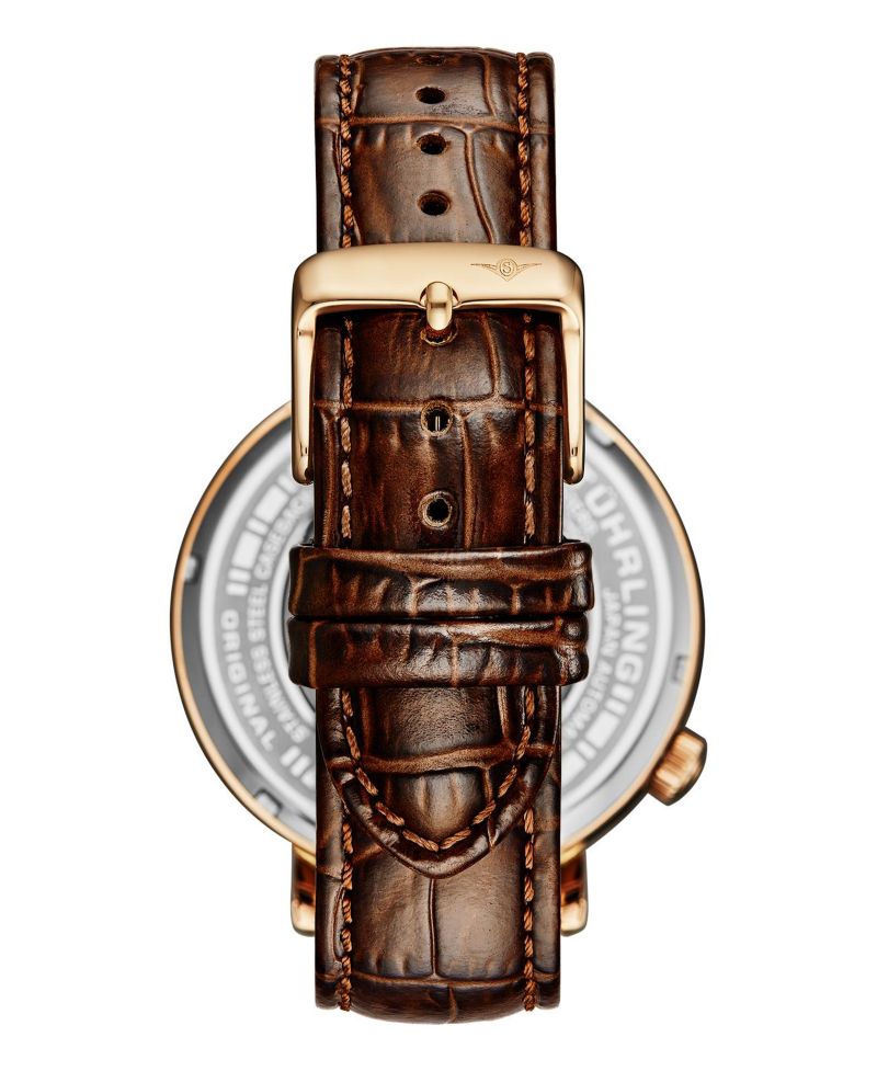 Mens 1021 Quasar Skeleton Automatic 42mm Watch